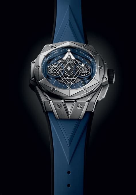 hublot big bang sang bleu black magic|Hublot sang bleu sapphire.